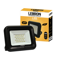 Прожектор светодиодный LED LEBRON L-LF, 20W, 6200K, 1800Lm, 230V 17-08-21-1