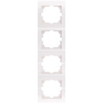 Рамка 4-я вертикальная белый 702-0200-154 DERIY