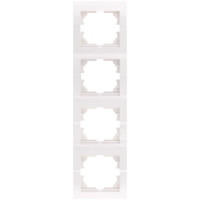 Рамка 4-я вертикальная белый 702-0200-154 DERIY