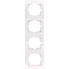 Рамка 4-я вертикальная белый 702-0200-154 DERIY