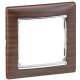 Рамка одинарная Темное дерево Valena Legrand (770371)