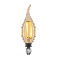 Светодиодная LED лампа VELMAX V-Filament-Amber-C37t, 4W, E14, 2200K, 400Lm (21-42-39)