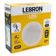 Світильник світлодіодний ЖКХ LED LEBRON L-WLR-S, 8W, круглий, 4100K, 720Lm, ІР65, СВЧ датчик руху 15-37-30