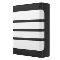 Светильник светодиодный влагозащищенный ЖКХ LED LEBRON L-FL24-S, 24W, 2100Lm, 4100K, IP65, черный 15-38-24