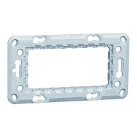 Суппорт Zamak 4 модуля Unica New Schneider Electric NU7104