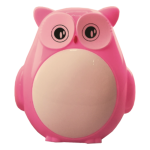 Нічник світлодіодний LED в розетку "Совеня" з вимикачем LEBRON L-W004, 1W, рожевий 15-12-20