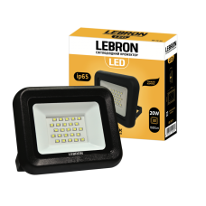 Прожектор светодиодный LED LEBRON L-LF, 10W, 6200K, 900Lm, 230V 17-08-11-1