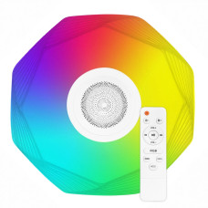 Світильник світлодіодний Biom SMART SML-R46-55-M-RGB 3000-6000K 55Вт з д/к музичниий BT APP