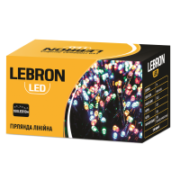 Гирлянда LED LEBRON линейная 10м, 100LED, мультицвет, IP20 15-18-11-1