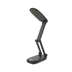 Лампа настольная светодиодная LED LEBRON L-TL-L, 6W, 4100K, Lead-acid, черная, с блоком питания 15-13-08