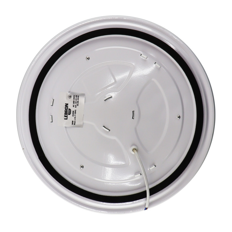 Светильник потолочный LED LEBRON L-CL-TWIST, 24W, 4100K, 1680Lm, O340mm 15-23-64