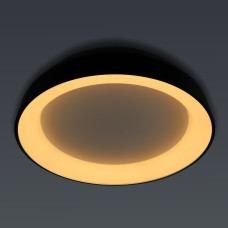 Стельовий LED світильник-люстра з пультом VELMAX V-СL-VERONA-R, max 80W, 3000K-6500K, 5200Lm, чорний (23-46-22)