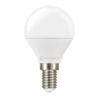 Светодиодная LED лампа VELMAX V-G45, 4W, E14, 4100K, 400Lm, EMC (21-12-07)
