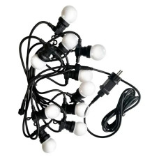 Светодиодная уличная гирлянда LED VELMAX V-SSL-B-С, 6W, 10м, 10LED, прозрачная, IP65 (21-54-70)