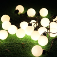 Светодиодная уличная гирлянда LED VELMAX V-SSL-B-Wh, 6W, 10м, 10LED, белая, IP65 21-54-71