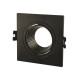 Точковий світильник LEBRON L-DL-S-Bl, MR16, вбудований поворотний, чорний, пластик 12-05-29