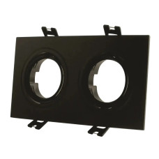 Точечный светильник LEBRON L-DL-S2-Bl, 2*MR16, черный, встроенный 12-05-07