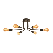 Люстра лофт VELMAX V-CL-LINE4-Bl, max 60W*6, чорна 23-12-36