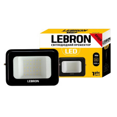 Прожектор светодиодный LED LEBRON L-LF, 70W, 6500K, 5600Lm, 220V 17-06-07