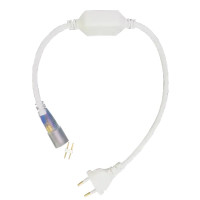 Кабель живлення LEBRON L-CLIP для стрічки NEON AC220V, 300°, 14мм 13-79-55