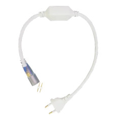 Кабель живлення LEBRON L-CLIP для стрічки NEON AC220V, 300°, 14мм 13-79-55