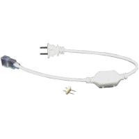 Кабель живлення LEBRON L-CLIP для стрічки NEON light AC220V, 8x16мм 13-79-48