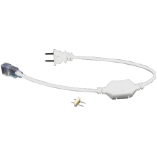 Кабель живлення LEBRON L-CLIP для стрічки NEON light AC220V, 8x16мм 13-79-48