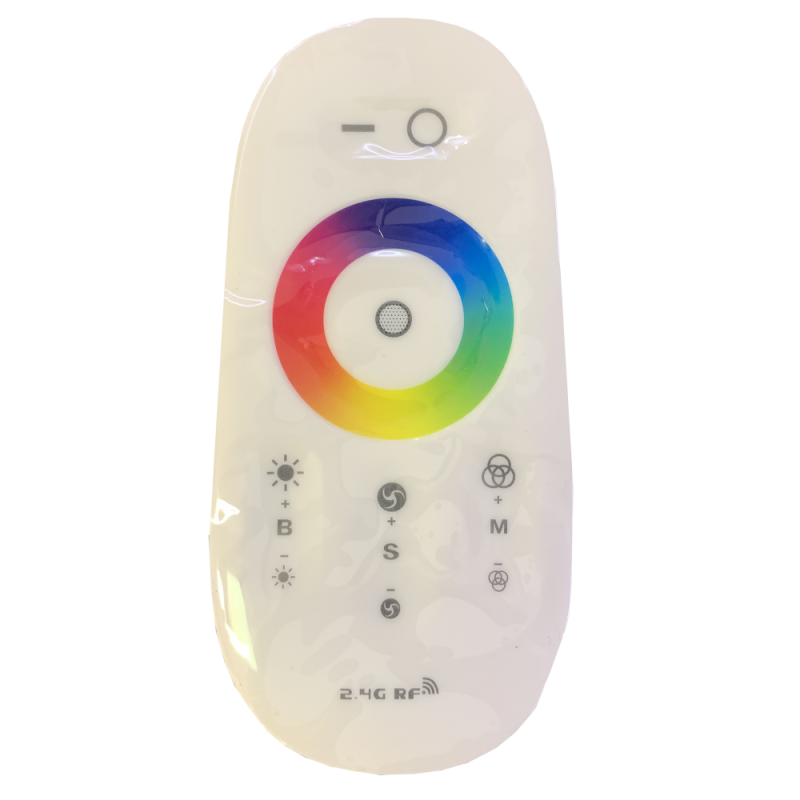 Контроллер LEBRON L-RGB-C, DC 12/24V, 6А x 3 канала (белый сенсорный пульт) 13-83-49