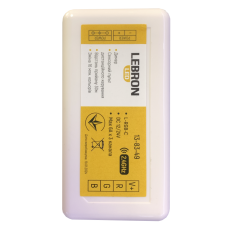 Контроллер LEBRON L-RGB-C, DC 12/24V, 6А x 3 канала (белый сенсорный пульт) 13-83-49