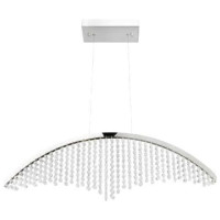 Люстра светодиодная 12W 4000K 840Lm 180-260V 410х1200мм хрусталь VOYAGER-12 (019-041-0012-010) Horoz