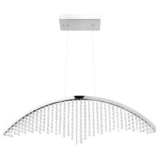 Люстра светодиодная 18W 4000K 1260Lm 180-260V 565х1200мм хрусталь VOYAGER-18 019-041-0018-010 Horoz