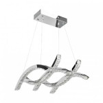 Люстра светодиодная 40W 4000K 2800Lm 180-260V 500х1000мм хрусталь AVIATOR-40 019-038-0040-010 Horoz