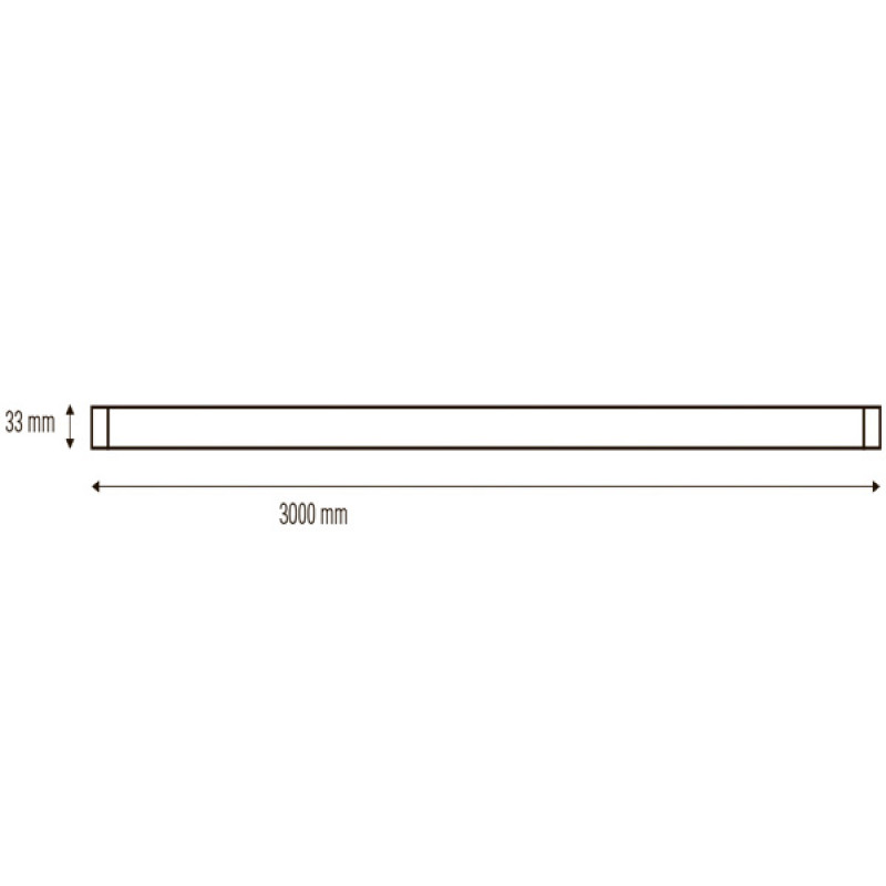 Шинопровод для трекового светильника 3м 220-240V белый LIGHT TRACK SYSTEM (097-001-0003-011) Horoz