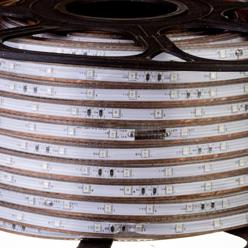 Світлодіодна стрічка 220V RGB герметична smd5050 5 W/m 60LED/м IP65 ( 1017856 ) 1м