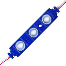Светодиодный модуль BRT XG192 5630-3led 1,5W BLUE 12v IP65 синий с линзой полусфера