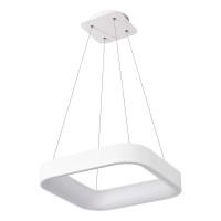 Підвісний LED світильник-люстра з пультом VELMAX V-PL-VERONA-S, max 80W, 3000K-6500K, 5200Lm, білий (23-46-35-1)
