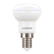 Светодиодная LED лампа LEBRON L-R50, 6W, 220V, E14, 4100K, 510Lm 11-14-68