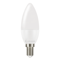 Светодиодная LED лампа VELMAX V-C37, 4W, E14, 4100K, 400Lm, EMC 21-13-07