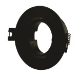 Точечный светильник LEBRON L-DL-R-Bl, MR16, встроенный, черный, пластик 12-05-02