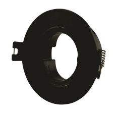 Точечный светильник LEBRON L-DL-R-Bl, MR16, встроенный, черный, пластик 12-05-02