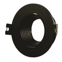 Точечный светильник LEBRON L-DL-R-Bl, MR16, поворотный поворотный, черный, пластик 12-05-21