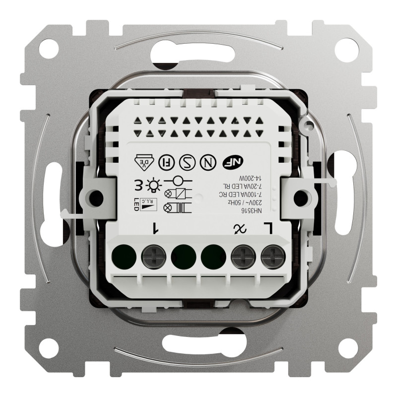 Світлорегулятор поворотний LED 230В 100Вт Венге Sedna Design Schneider Electric SDD181502