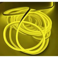 Світлодіодна стрічка NEON LEBRON L-NS, 8x16мм, SMD2835, 120LED 7W/m, AC220V, жовтий лимонний, ІР65, 13-75-30-1