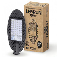 Консольний LED світильник LEBRON L-SL, SMD, 100W, 6200K, 9000Lm, ІР65 18-00-39-1