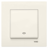 Вимикач 1-кл. реверсивний проміжний Крем ViKO Karre 90960131