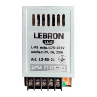 Блок питания для светодиодной ленты LEBRON L-PS, 12V, 5A, 60W 13-80-24