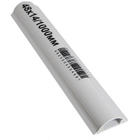 Напольный кабельный канал Аско-Укрем 48х14мм (самоклеющий) 1м A0070030017