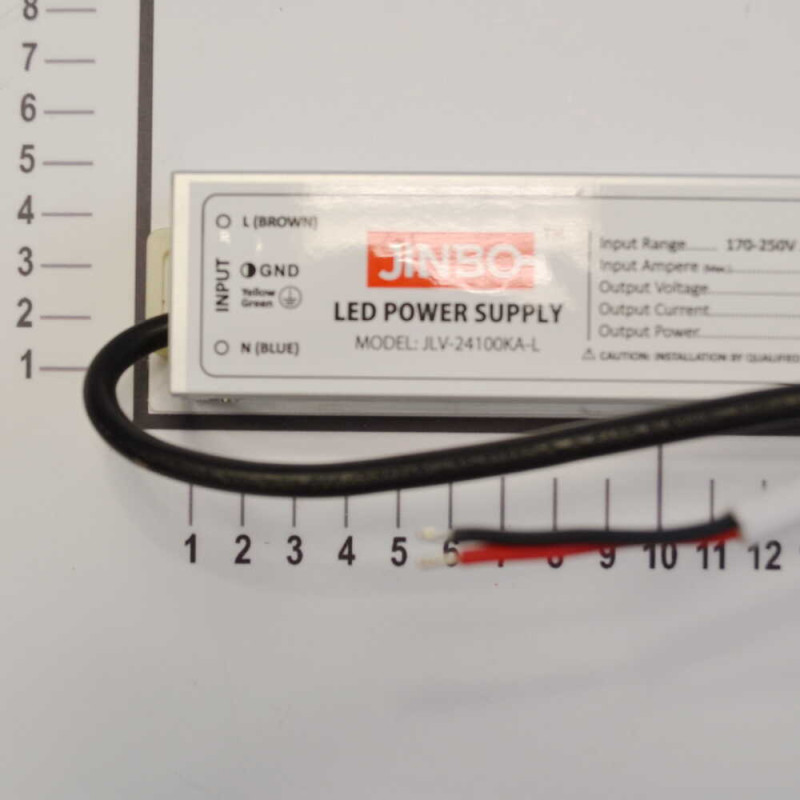 Блок живлення JINBO 100 Вт 220В AC/24В DC IP67 ( JLV-24100KA-S )