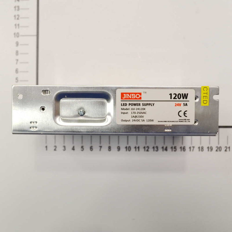 Блок живлення JINBO 120 Вт 220В AC/24В DC IP20 відкритий ( JLV-24120K )