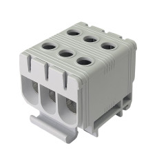 Клеммник на DIN-рейку Al 6-50/Cu 6 2.5-50 мм² серый Промфактор ( FT1050F3 )